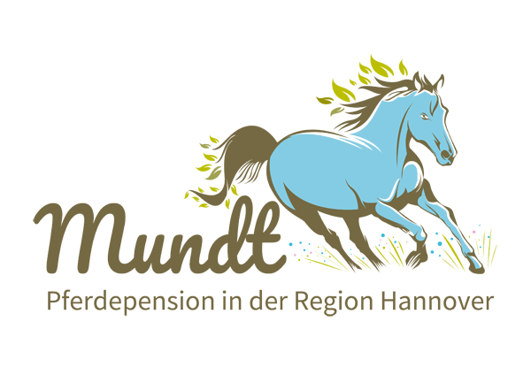 Logo Pferdepension Mundt_Logo Slogan lang